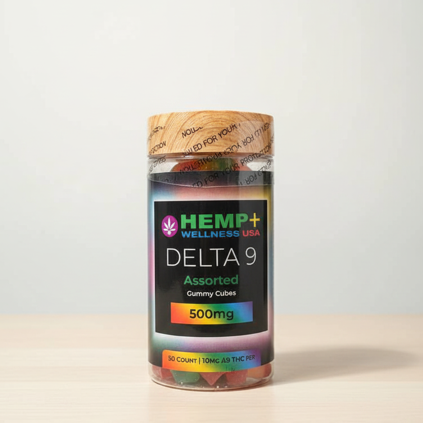 500mg Delta 9 Gummies Party Jar | 50 count | 10mg each