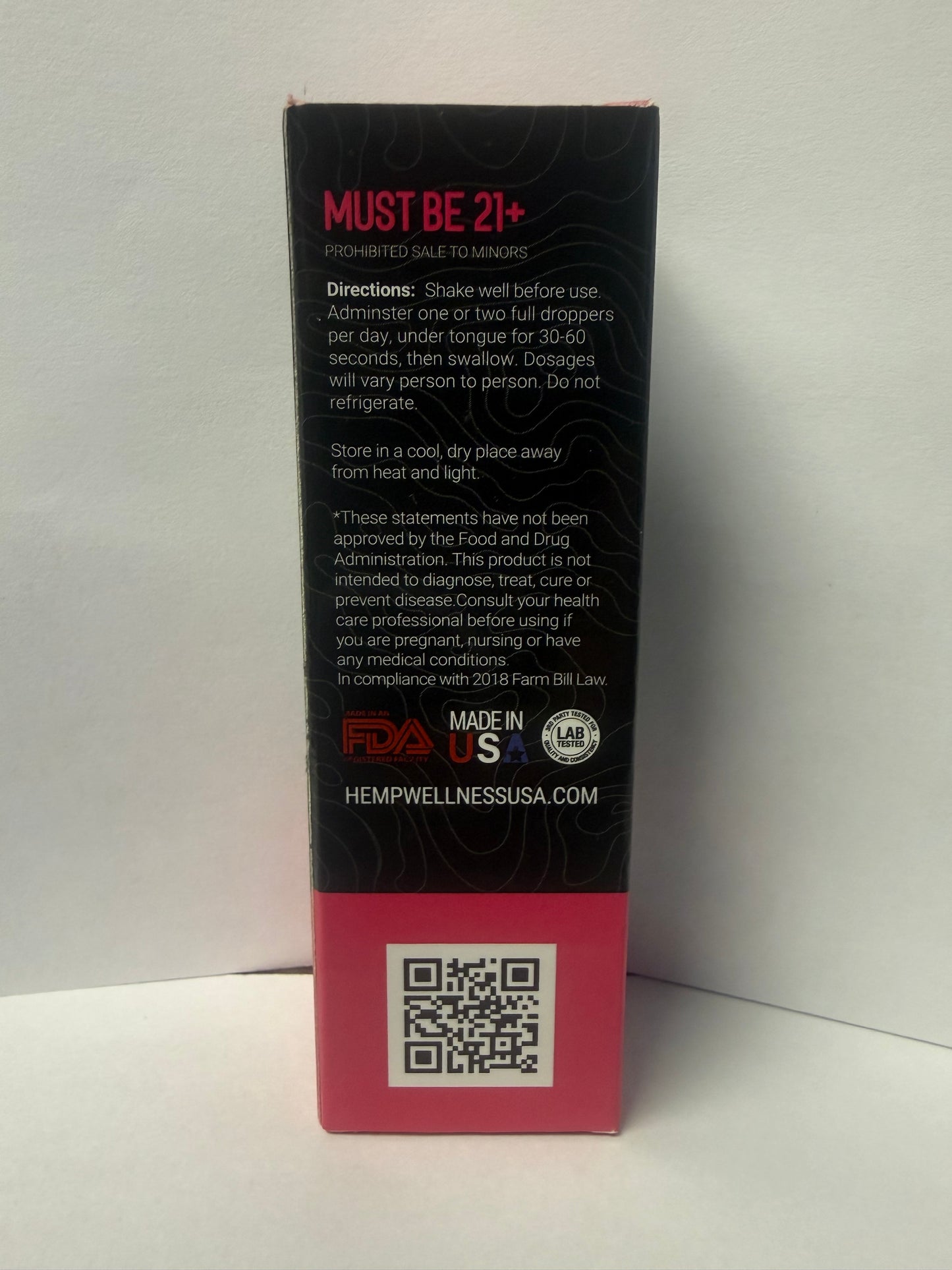 1500mg CBD Tropical Berry Tincture w/Organic Flavoring & Organic Monk Fruit Extract - Amazing
