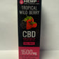 1500mg CBD Tropical Berry Tincture w/Organic Flavoring & Organic Monk Fruit Extract - Amazing