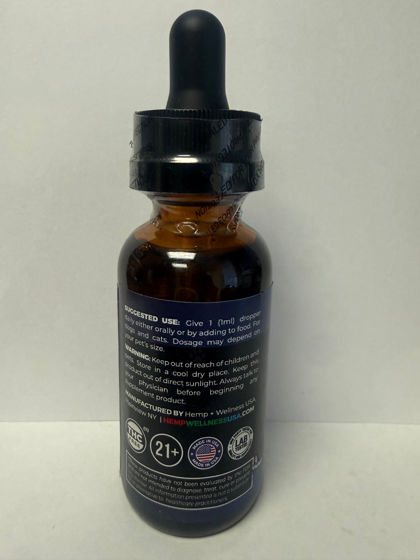 500mg Broad Spectrum CBD Bacon Pet Tincture