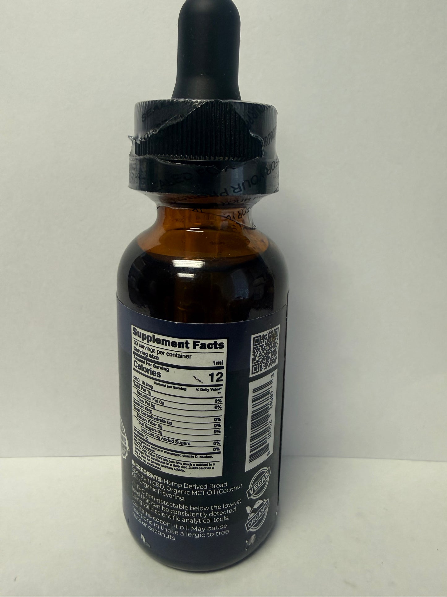 500mg Broad Spectrum CBD Bacon Pet Tincture