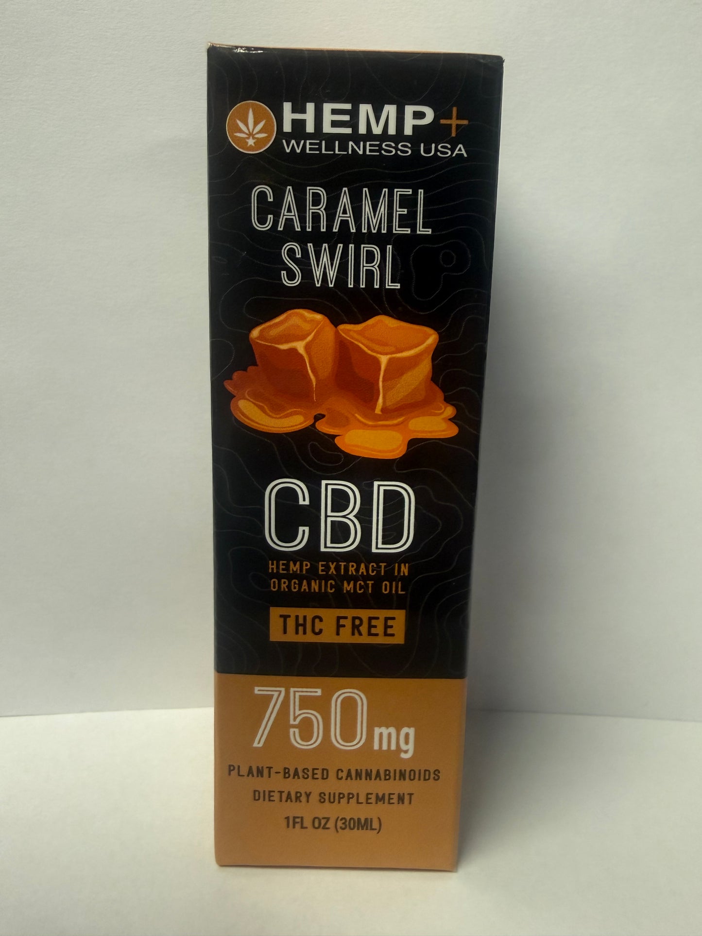 750mg CBD Organic Caramel Tincture w/Organic Flavoring & Organic Monk Fruit Extract
