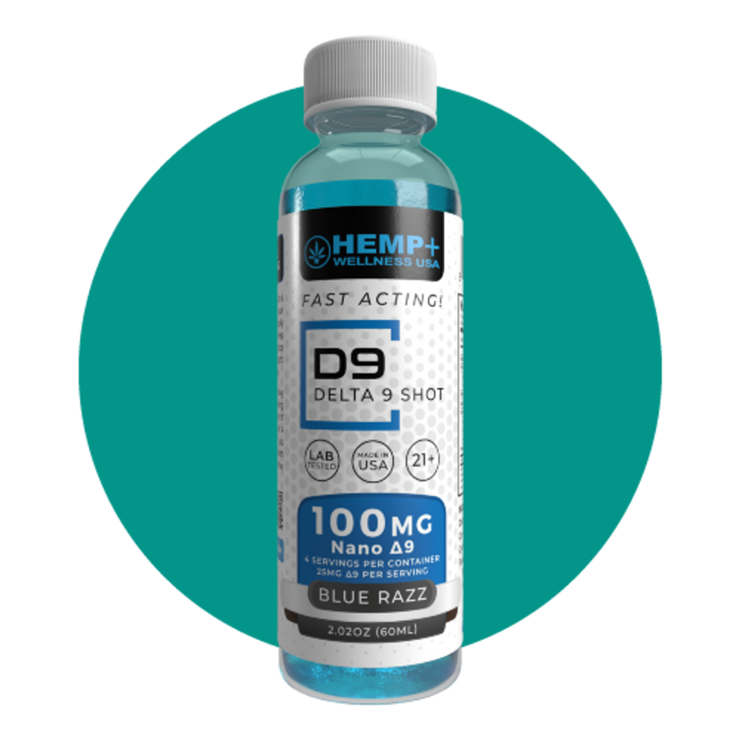 Delta 9 THC Nano Gel Shots | 100mg | 2 0z.