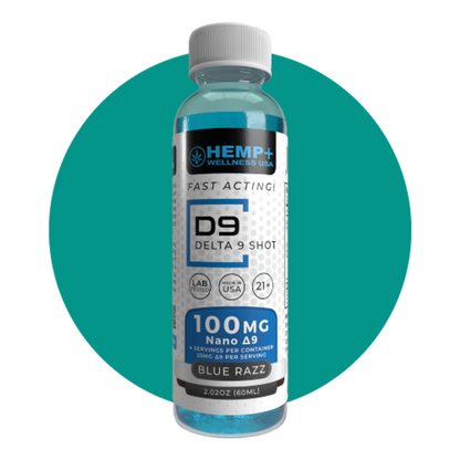 Delta 9 THC Nano Gel Shots | 100mg | 2 0z.