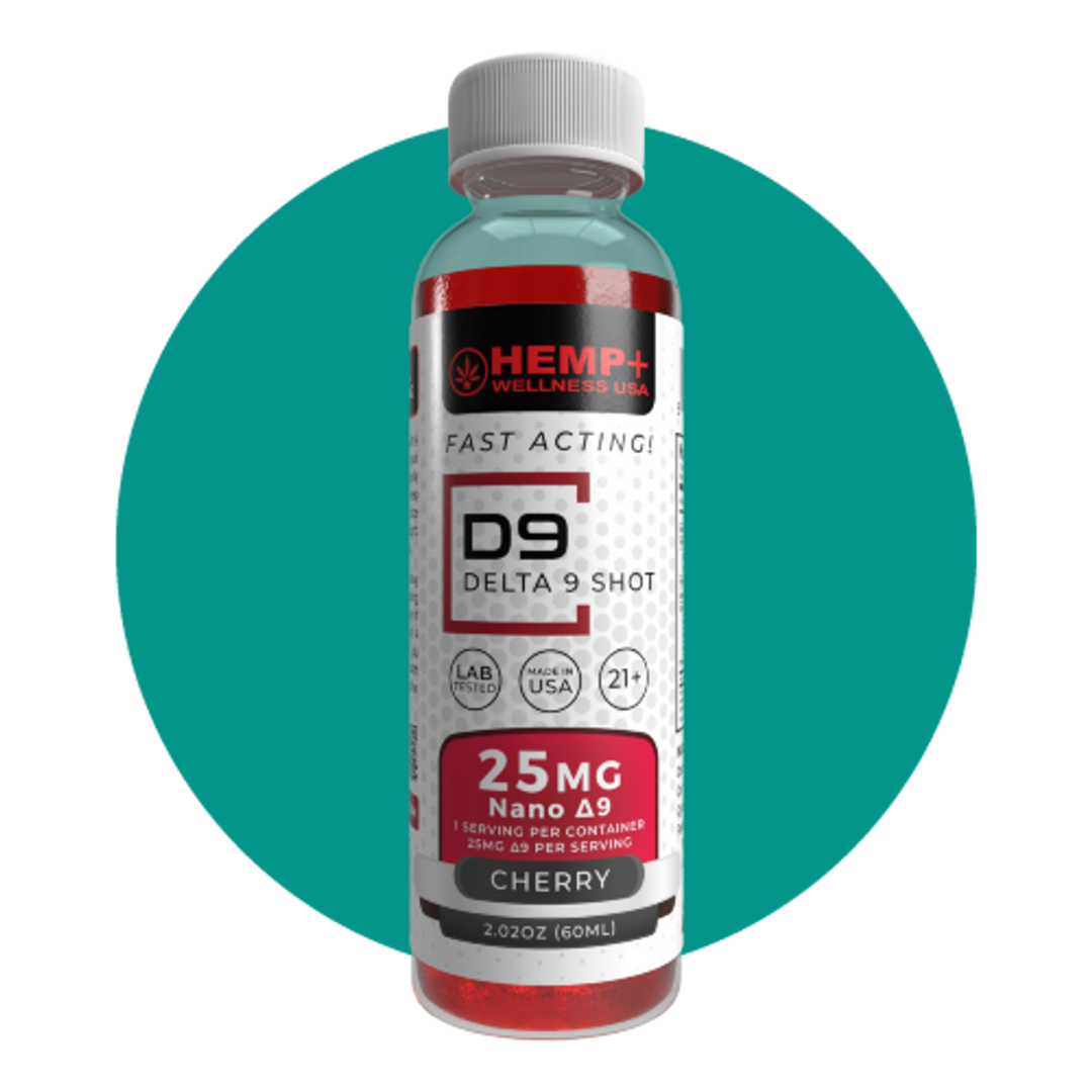 Delta 9 THC Nano Gel Shots | 25 Mg | 2 Oz.