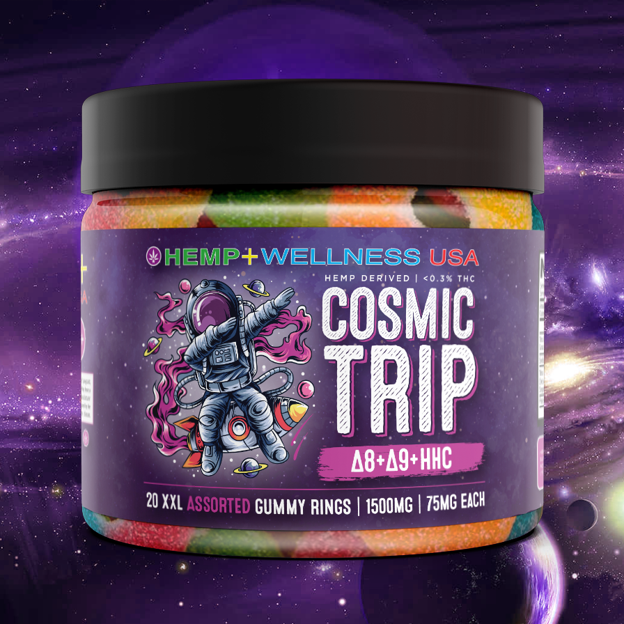 Cosmic Trip Gummy Rings Delta-8 + Delta-9 + HHC