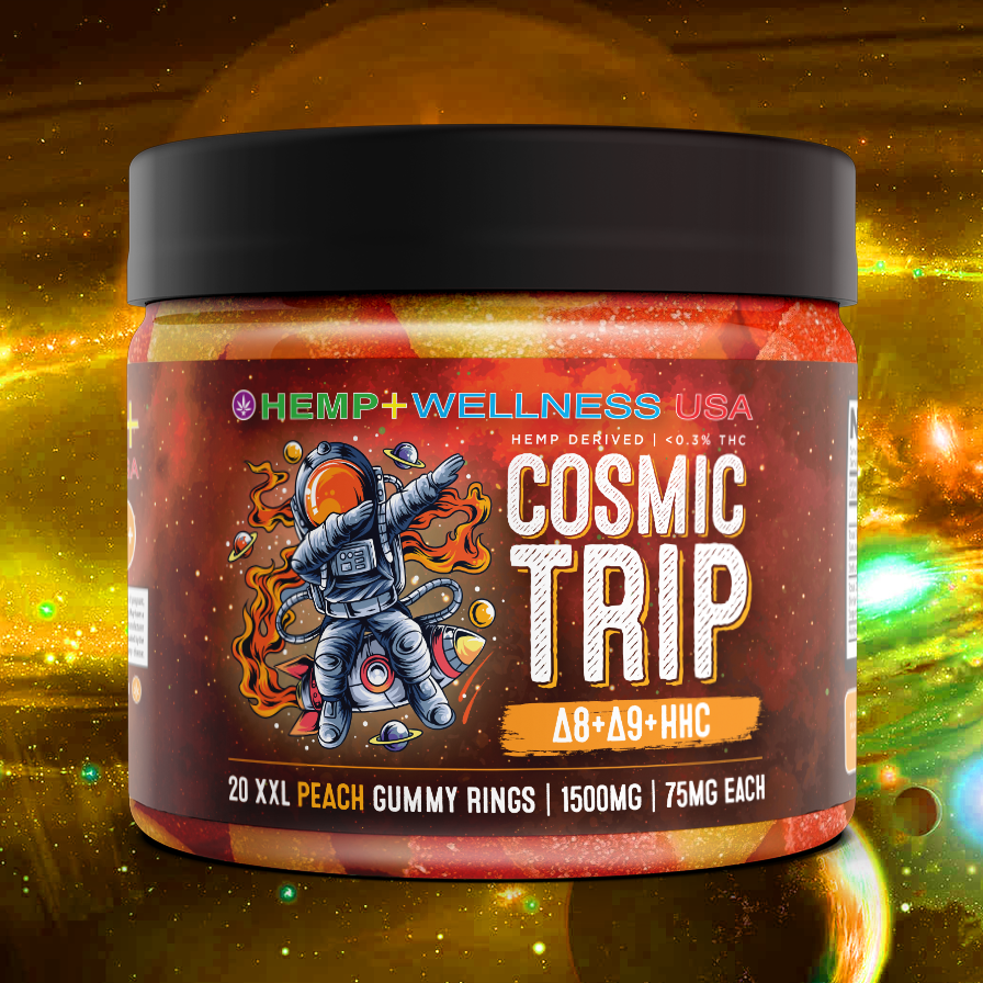 Cosmic Trip Gummy Rings Delta-8 + Delta-9 + HHC