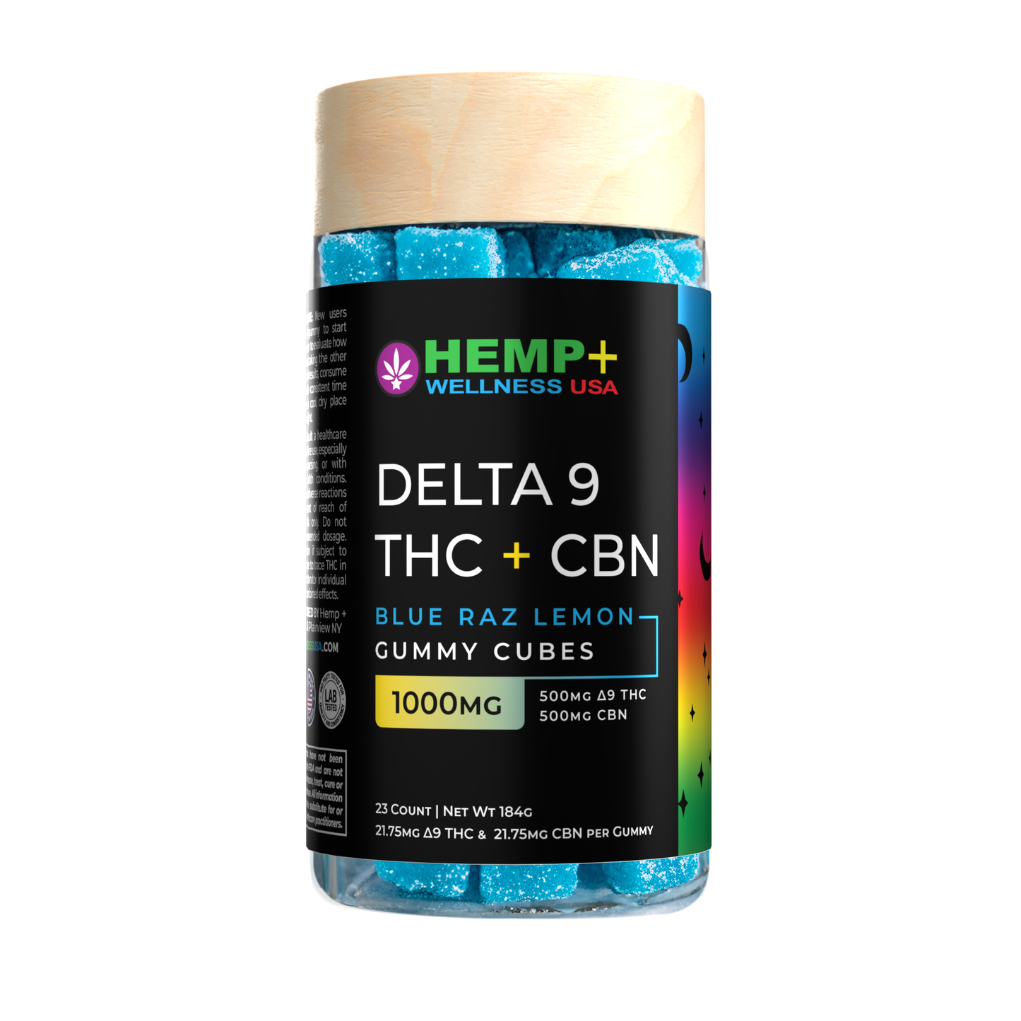 Delta 9 THC + CBN Sleep Gummies | 23 Count, 500mg CBN + 500mg D9, 8g