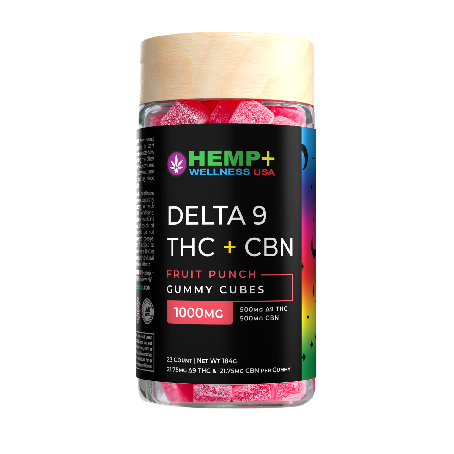 Delta 9 THC + CBN Sleep Gummies | 23 Count, 500mg CBN + 500mg D9, 8g