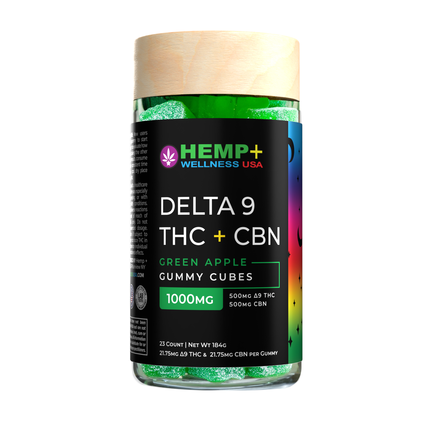 Delta 9 THC + CBN Sleep Gummies | 23 Count, 500mg CBN + 500mg D9, 8g