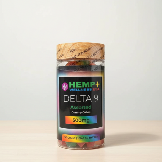 500mg Delta 9 Gummies Party Jar | 50 count | 10mg each