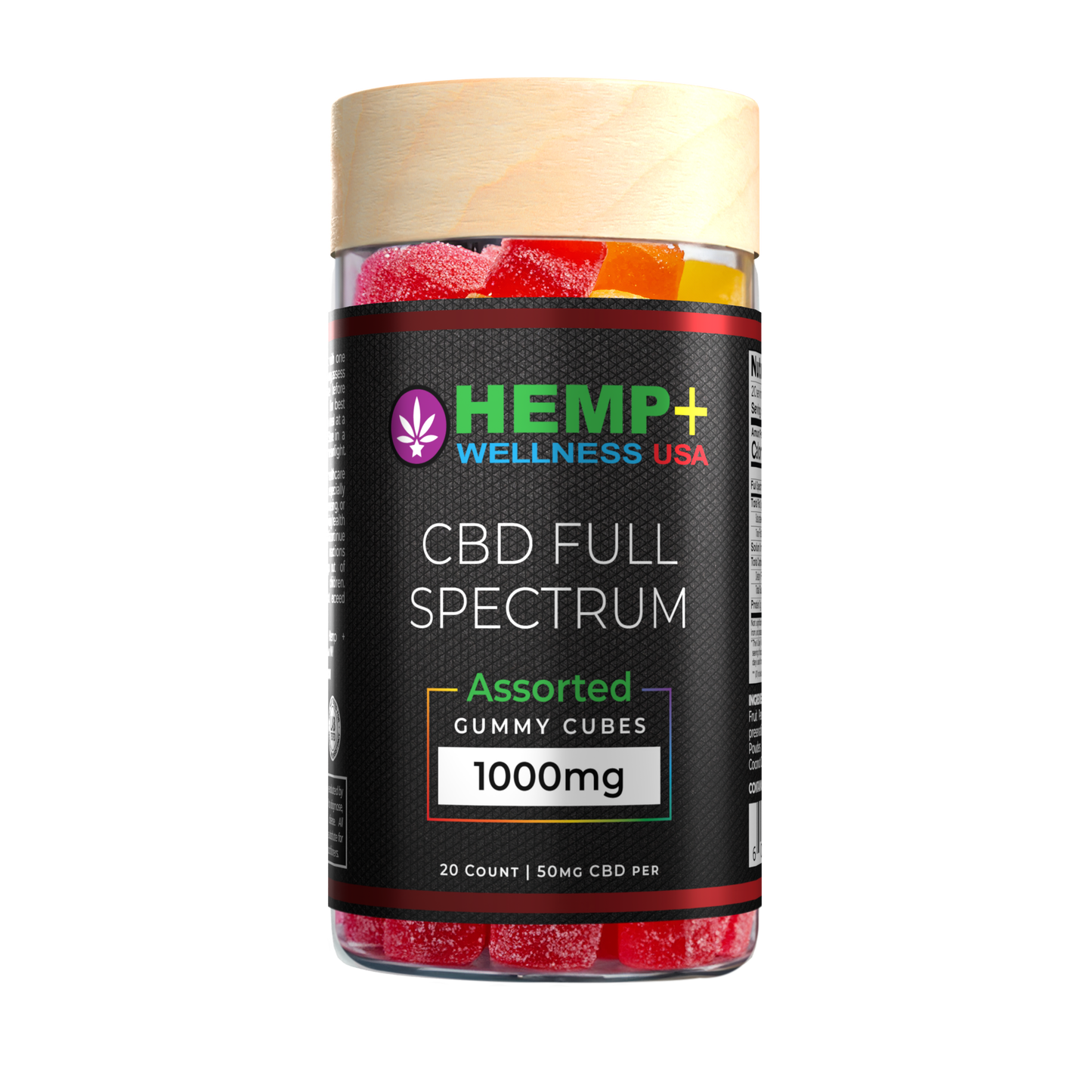 "Full Spectrum CBD 8g Gummies | 20 Count, 1000mg (50mg each)