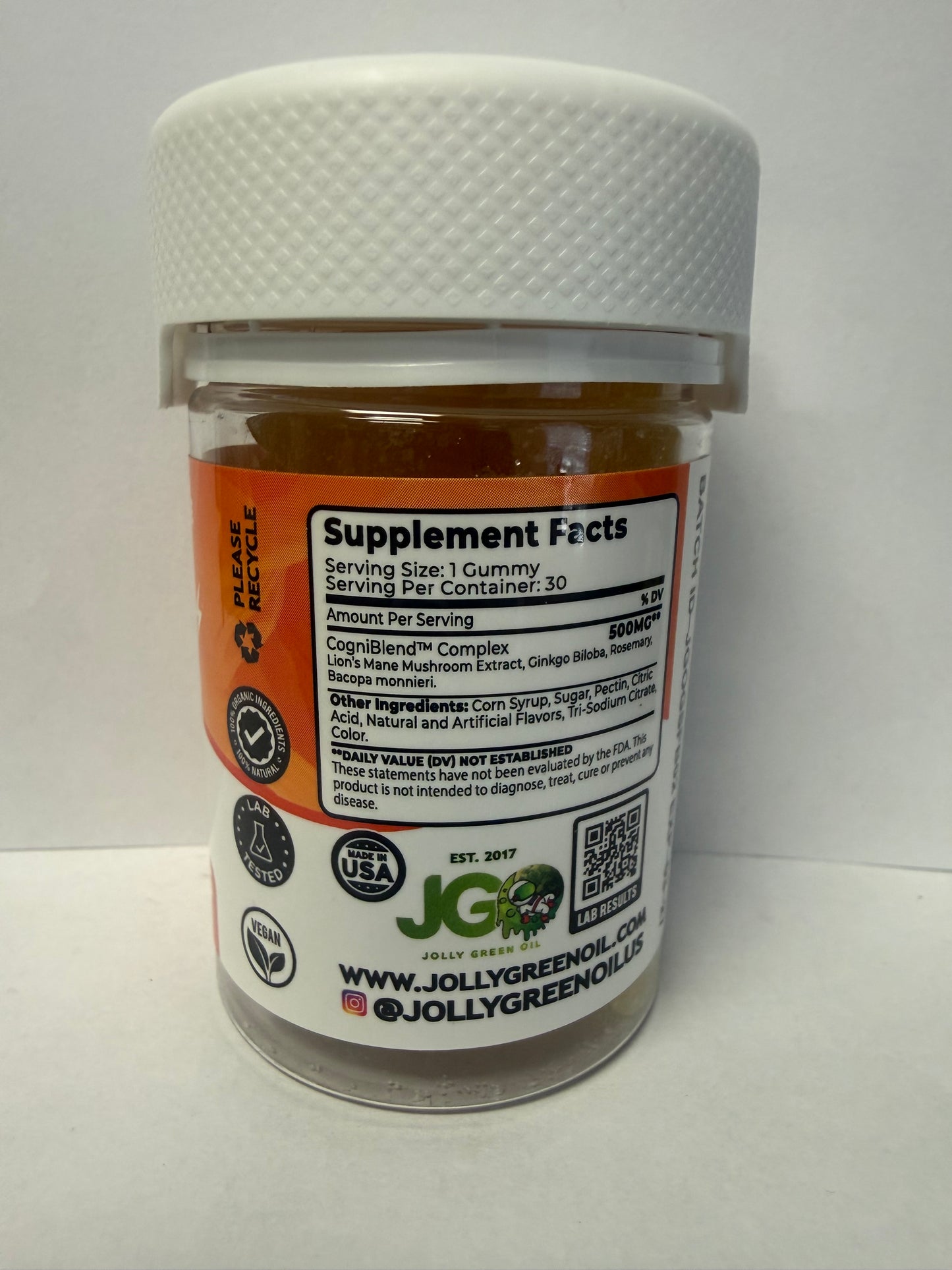 JGO - 30 pc FOCUS Gummies - Fruit Medley