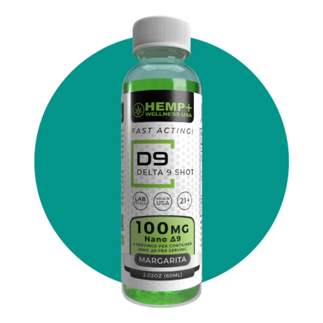 Delta 9 THC Nano Gel Shots | 100mg | 2 0z.