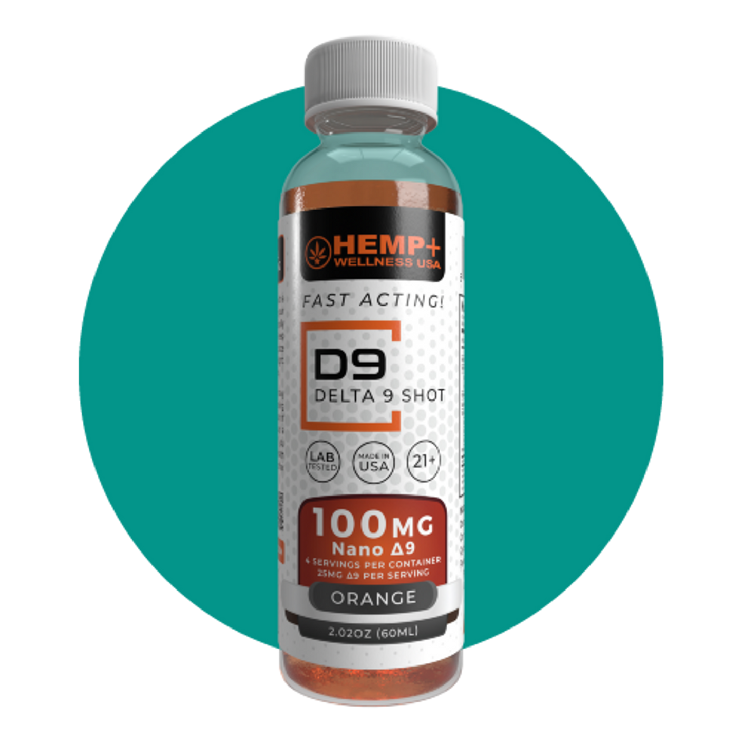 Delta 9 THC Nano Gel Shots | 100mg | 2 0z.