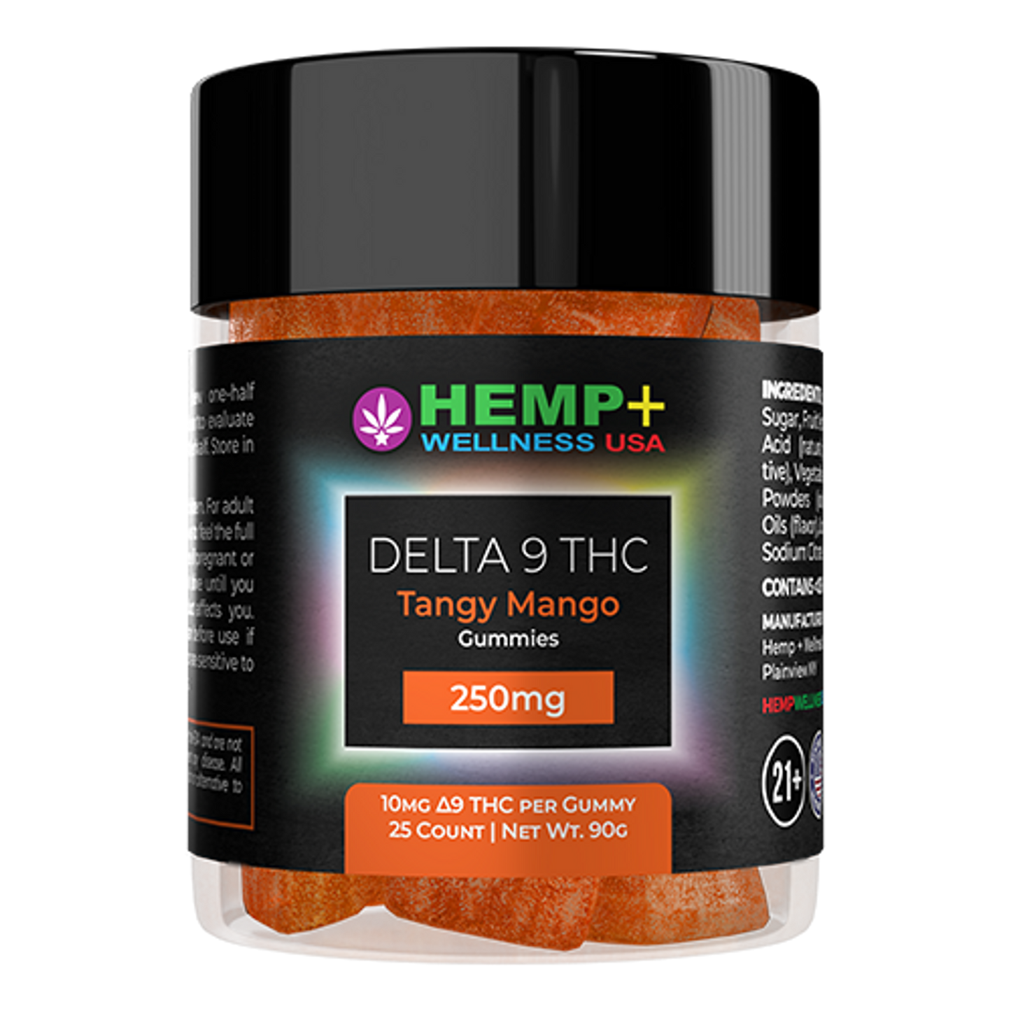 Delta 9 THC Gummies | 25 Count, 250mg D9 (10mg each), 4g