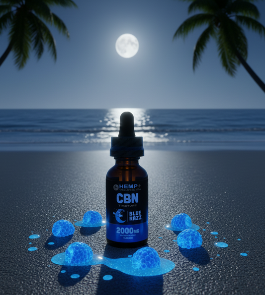 CBN Tincture 2000mg  | Blue Razz Flavor | 1oz (30ml).
