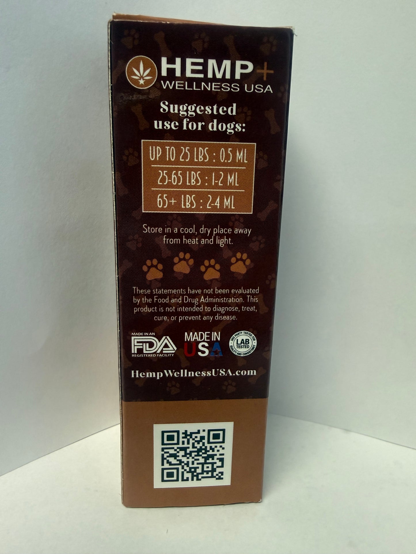 500mg CBD Bacon Pet Tincture - Organic MCT & All Natural Flavoring