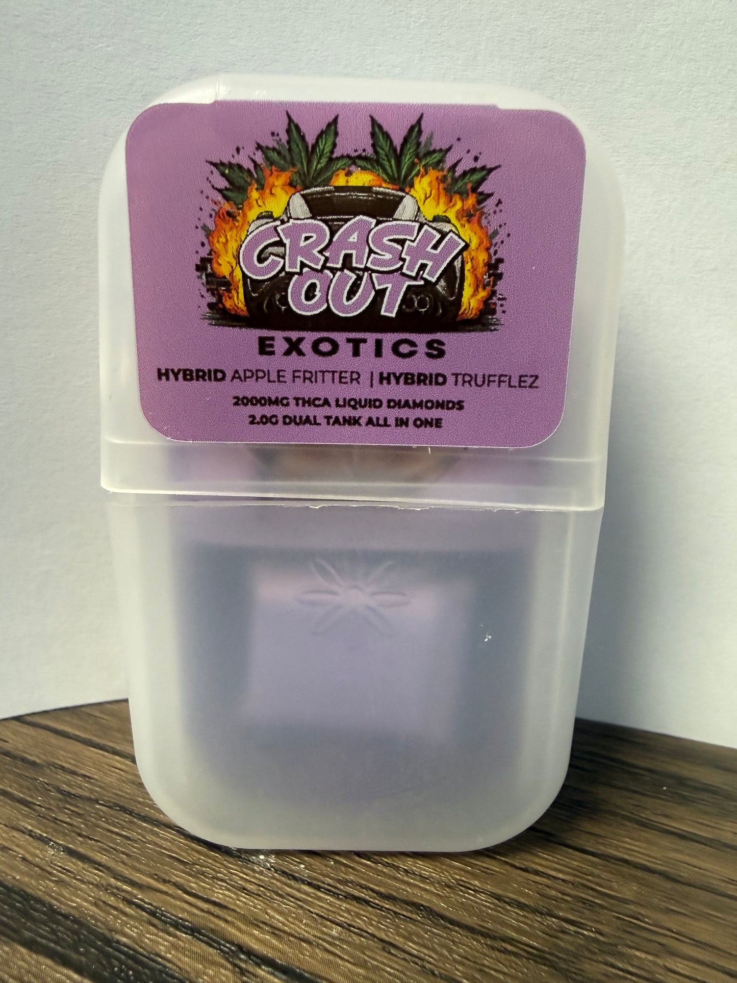 2 Gram Disposable THC-A Hemp + Wellness Crash Out Dual Switch-Apple Fritter(H)/Trufflez(H)