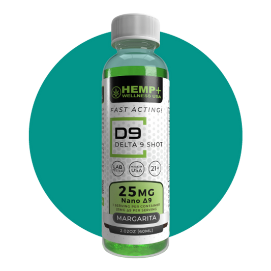 Delta 9 THC Nano Gel Shots | 25 Mg | 2 Oz.